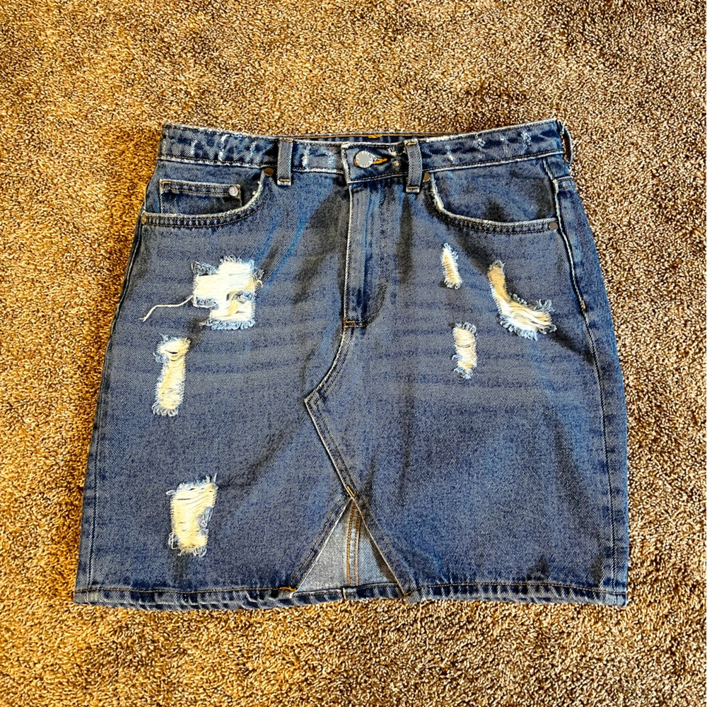 Denim skirt